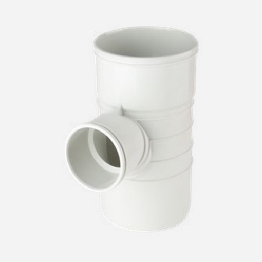 تصویر  سه راهی تبدیل خم دار 87 درجه PVC-U سایز 63-110